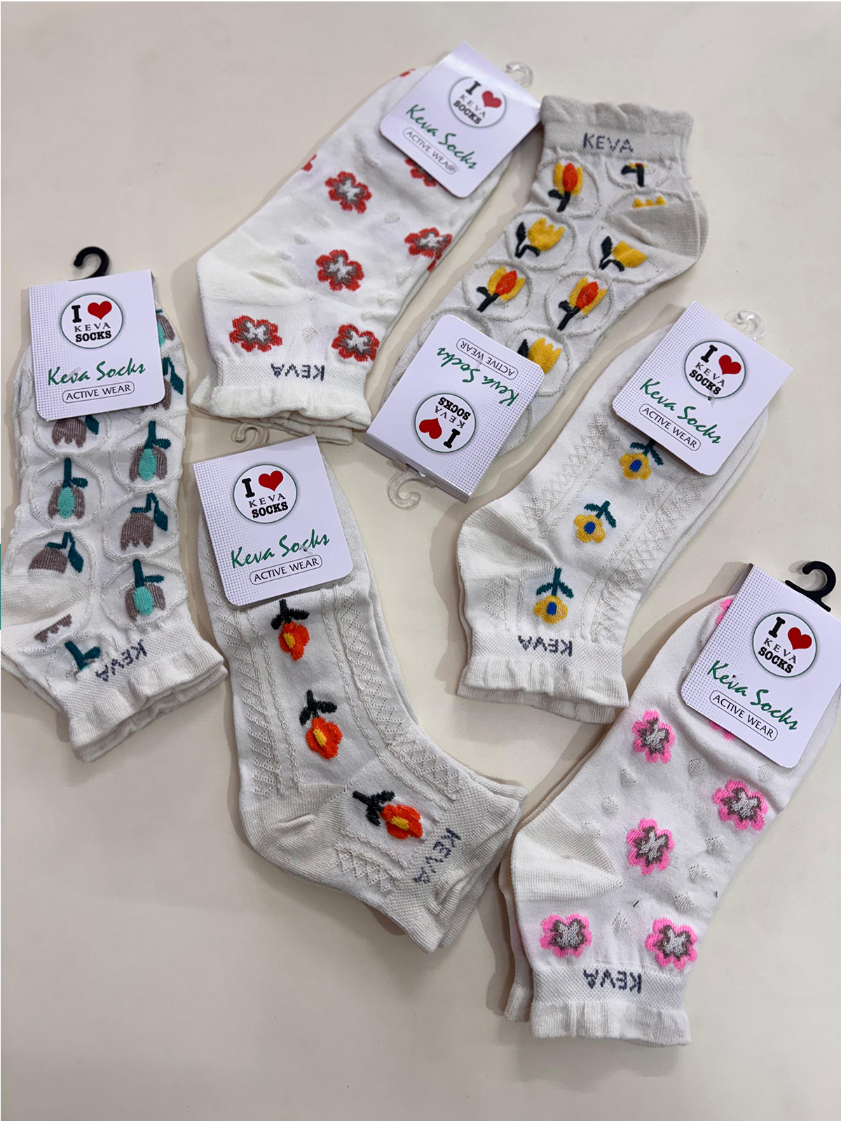 Women Ankle Women Socks Activewear 6 Pairs Pack Aw24